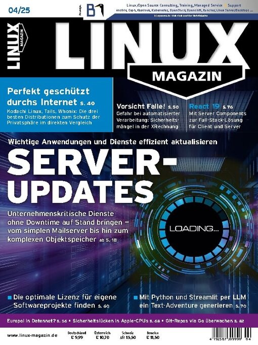 Title details for Linux Magazin germany by Computec Media GmbH - Available